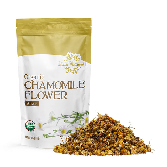 Chamomile Flower Whole Organic