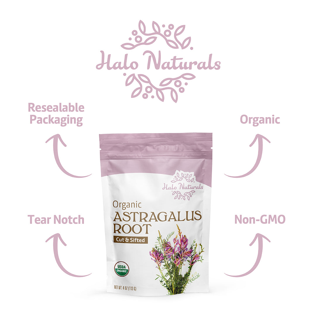 Astragalus Root Cut & Sifted Organic