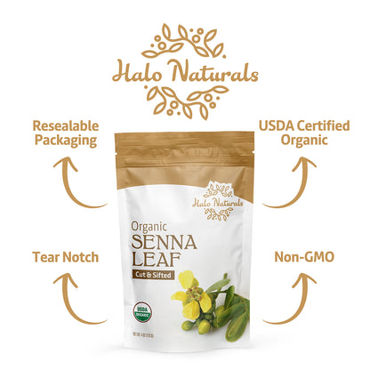 Senna Leaf Cut & Sifted Organic