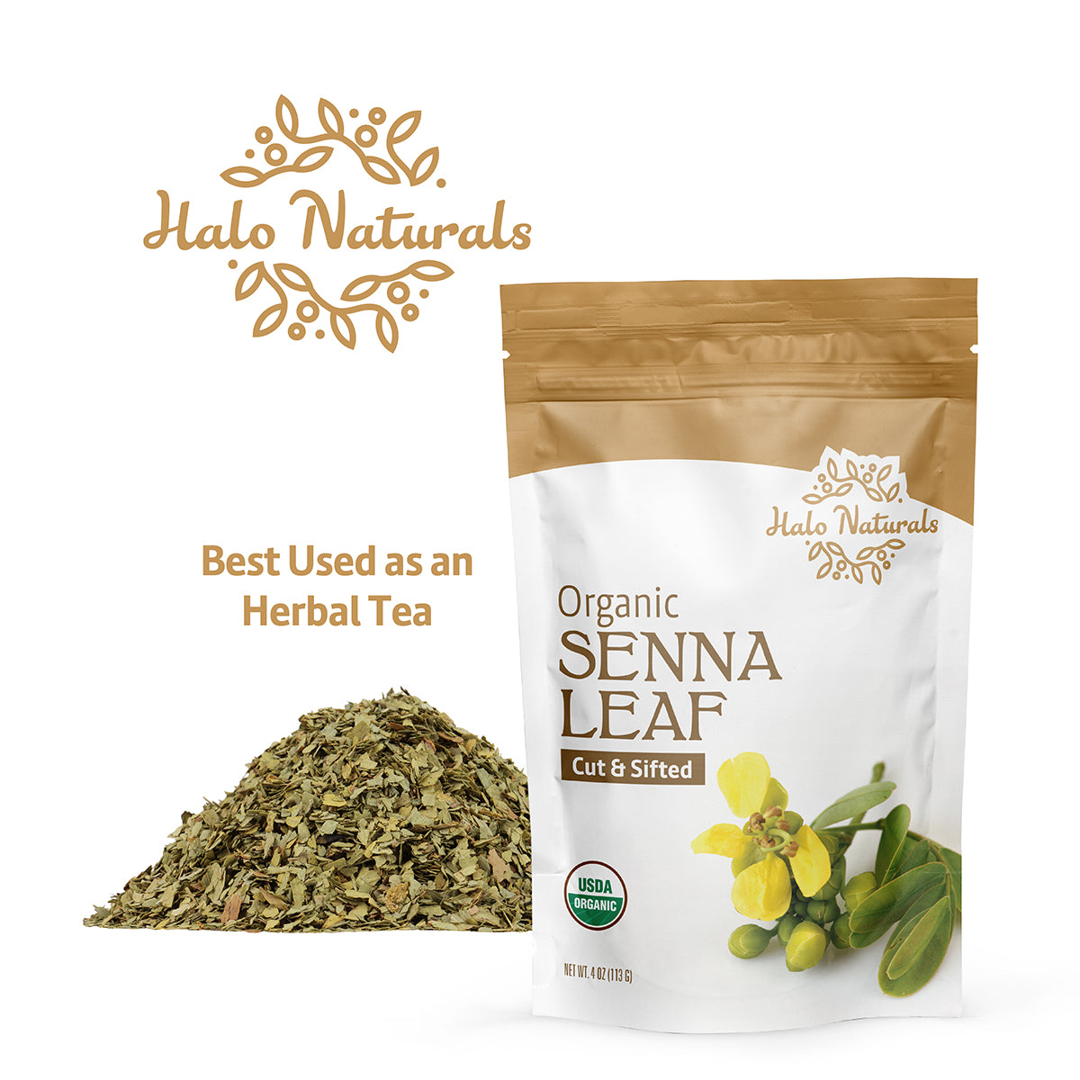Senna Leaf Cut & Sifted Organic