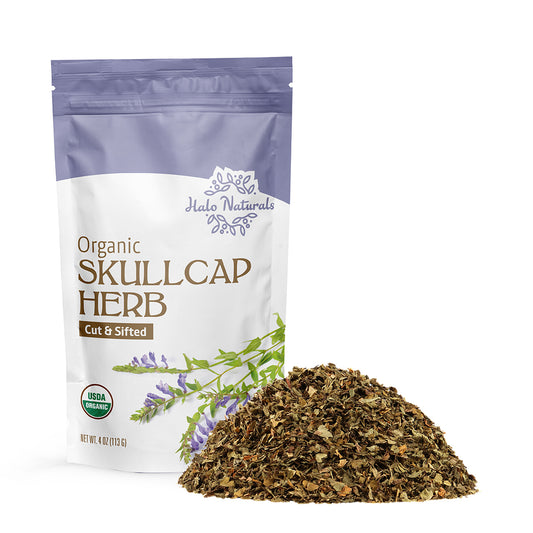 Skullcap Herb Cut & Sift Organic