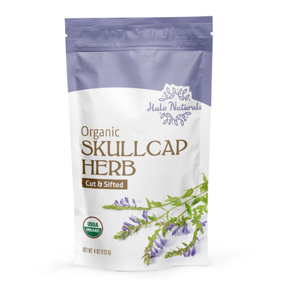 Skullcap Herb Cut & Sift Organic