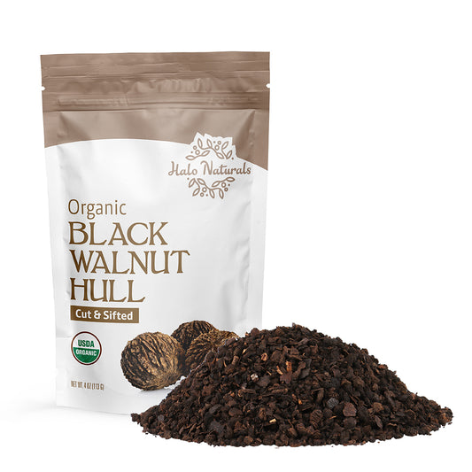 Black Walnut Hull Cut & Sifted Organic