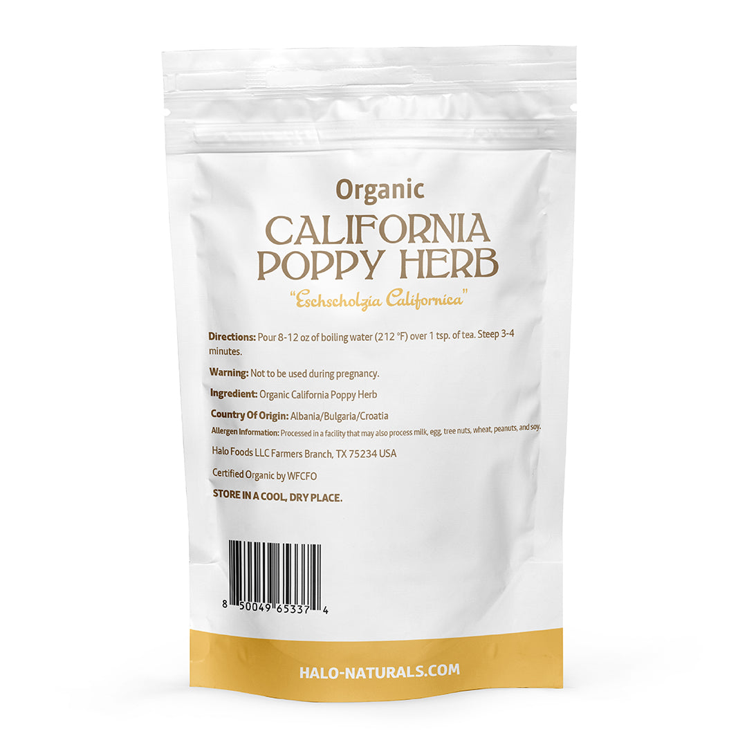 California Poppy Herb Cut & Sifted Organic
