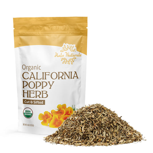 California Poppy Herb Cut & Sifted Organic
