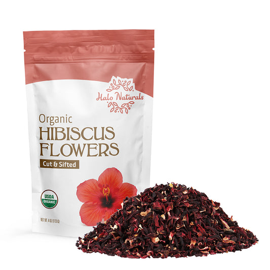 Hibiscus Flowers Cut & Sifted Organic