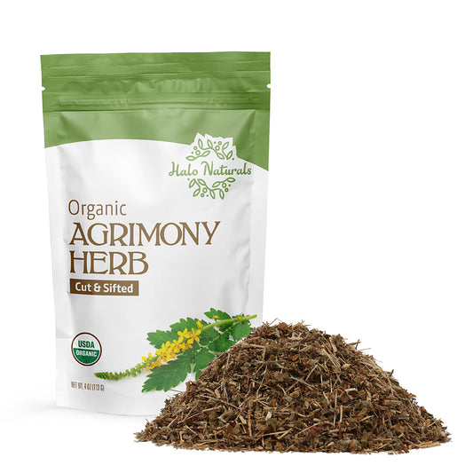 Agrimony Herb Cut & Sifted Organic