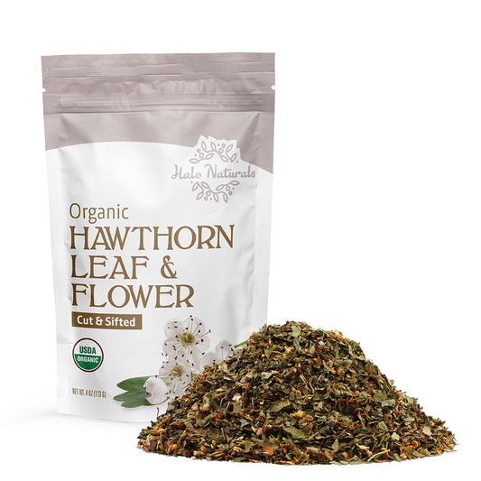 Hawthorn Leaf & Flower Cut & Sifted Organic