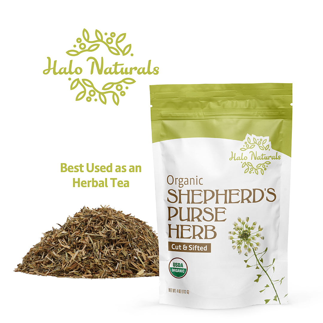 Shepherd's Purse Herb Cut & Sifted Organic