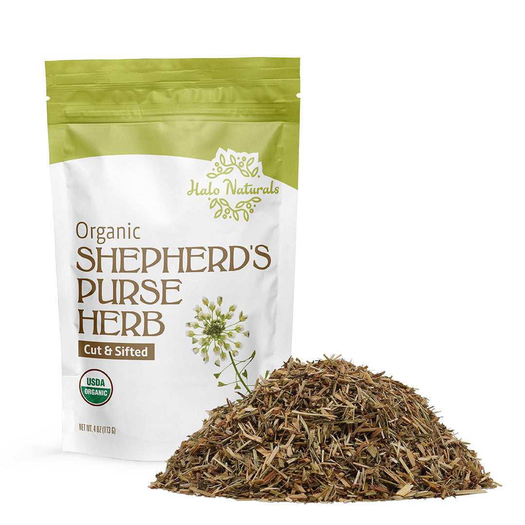 Shepherd's Purse Herb Cut & Sifted Organic