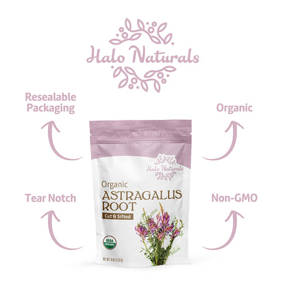 Astragalus Root Cut & Sifted Organic