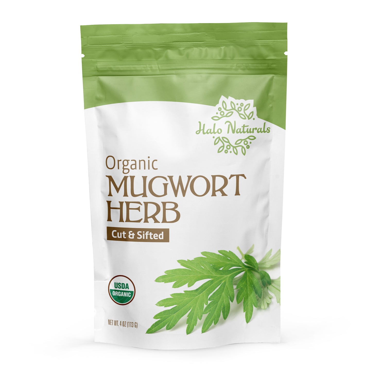 Organic Mugwort Herb Cut & Sifted, 4 Ounces
